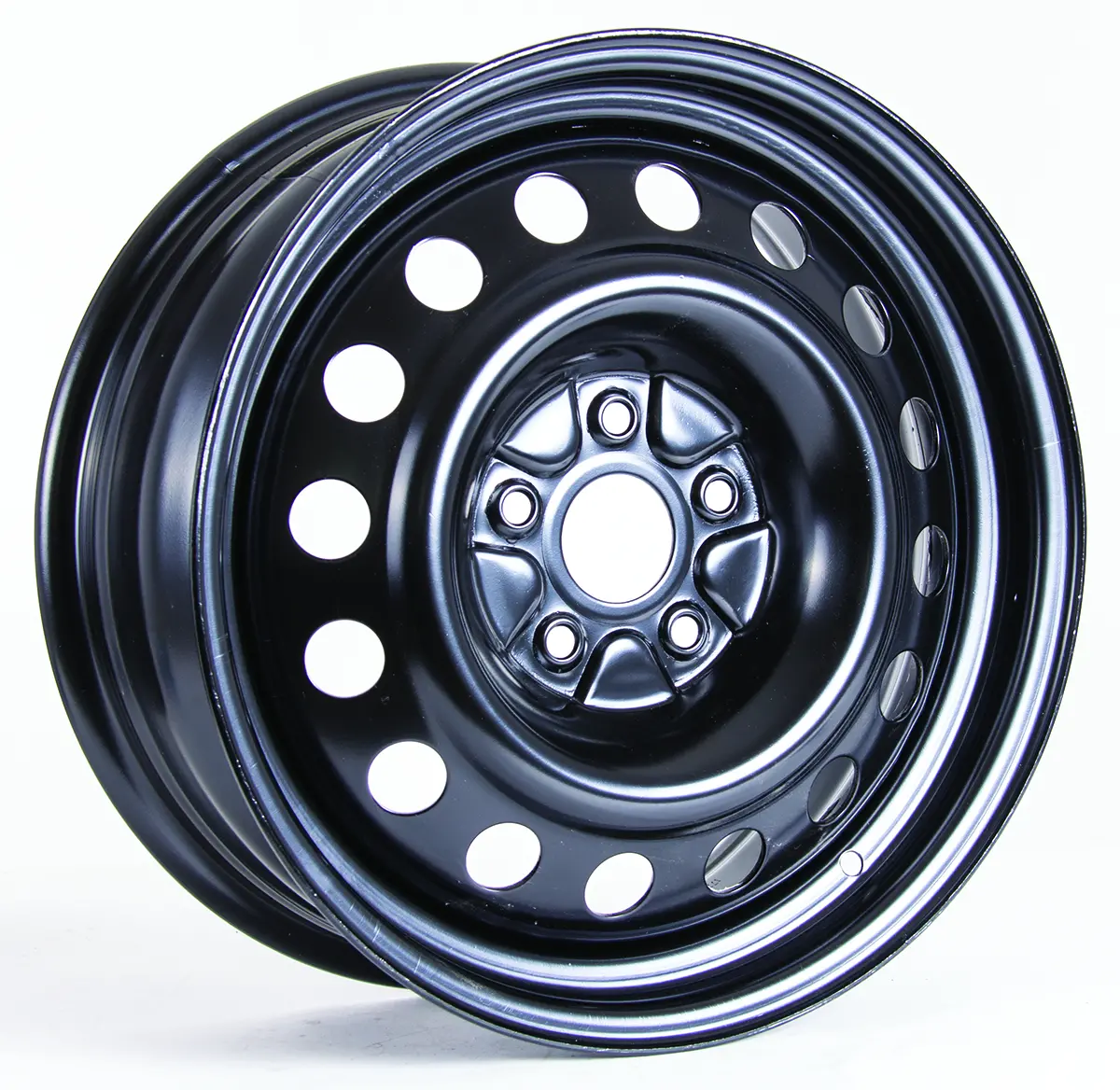 17X7 Black Steel Wheel – Rtx St X99139n – 5X114.3 Et40 Cb60.1 – Fits Honda Accord, Toyota Camry, Ford Escape (2000–2024) 1