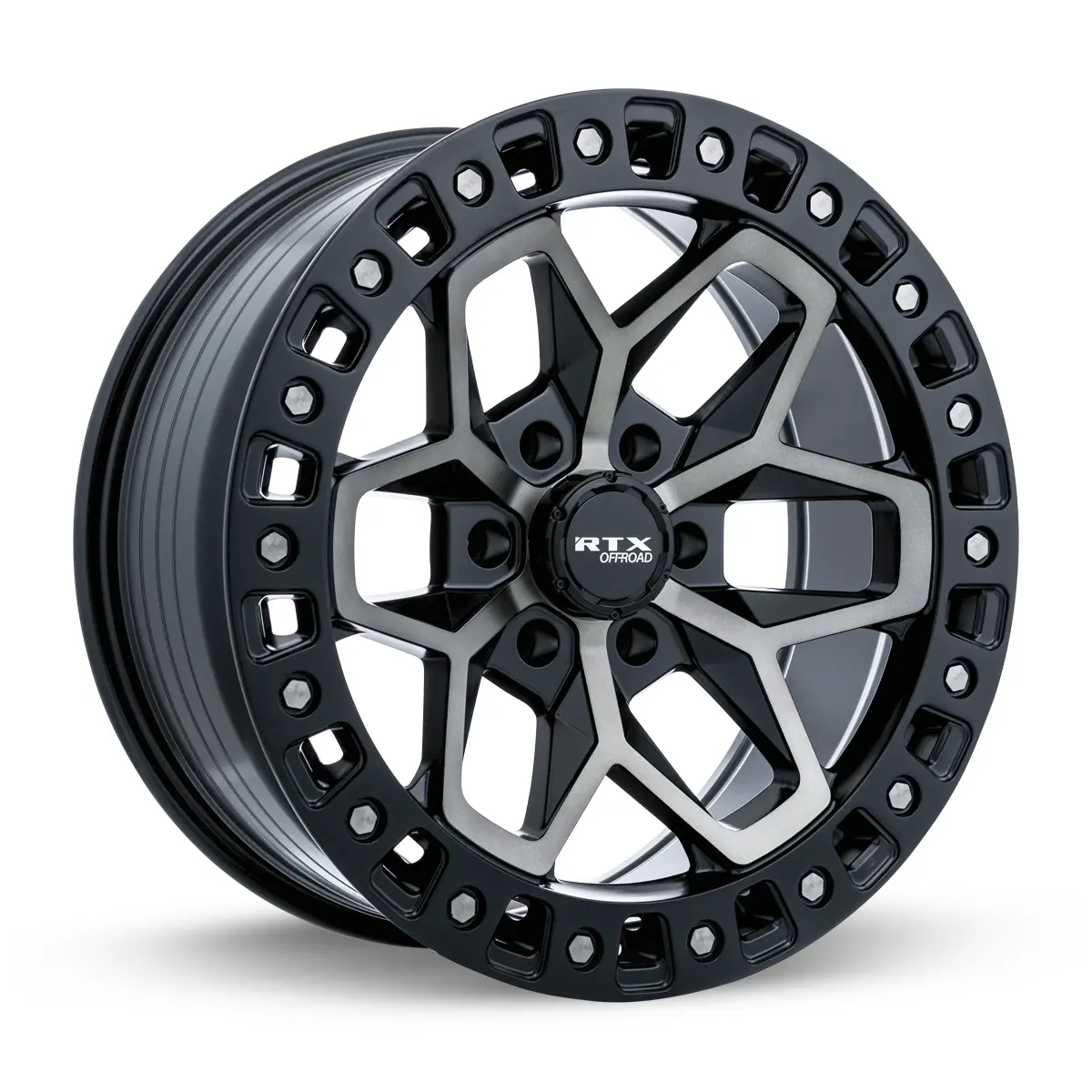 18X9 Alloy Wheel - Rtx Zion 082926 Satin Black Tinted Bronze , With 5X127 Bolt Pattern , 0.0 Offset , 71.5 Hubbore For  Jeep Wrangler 2022-2024 1