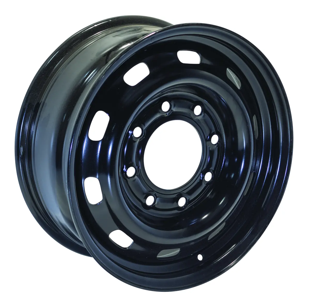 17X7 Rtx  Steel Wheels  X43786 -  Black , With 8X180 Bolt Pattern 30 Offset 124.1 Hubbore Gmc Sierra 2024 1