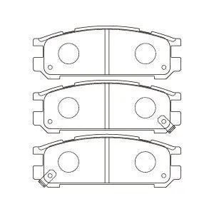 Subaru Oem Rear Winmax Pads W6.5 Wmp237 1