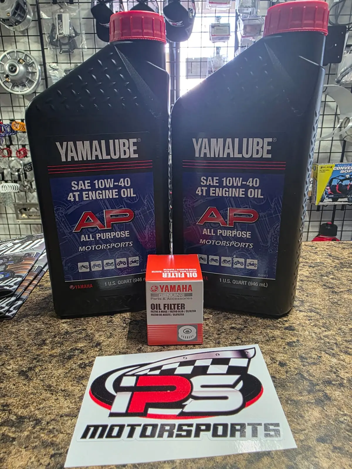 Yamaha Yfz450 Sport Atv Oil Change Kit Yamalube 10W-40 Ap Lub-10W40-Ap-12 1