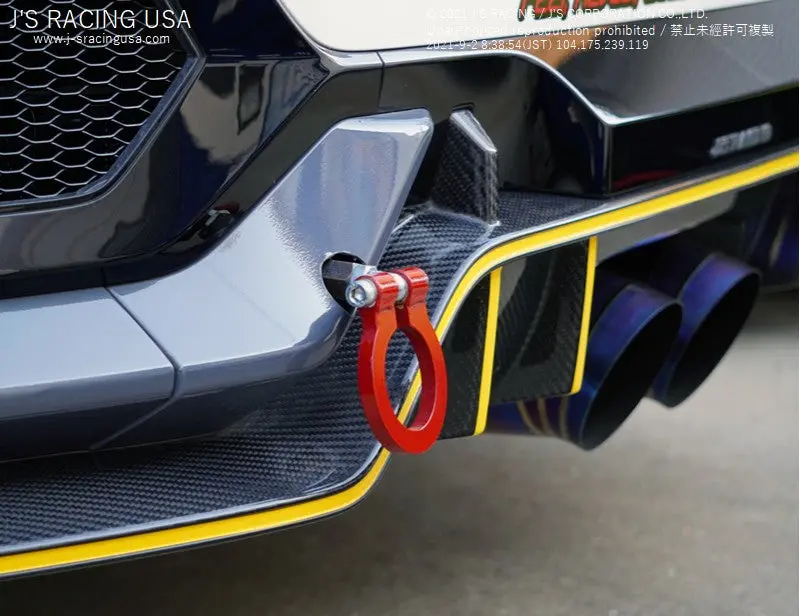 J's Racing Rear Tow Hook Fk8 Civic Type R Us Model 1