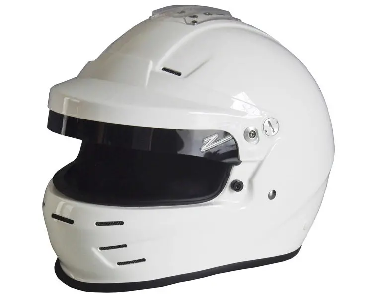 Zamp Full Face Helmet With Gt Peak Sa 2015 Or Sa2020 White Or Matt Black 1