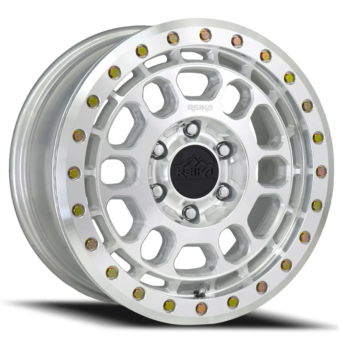 17X8.0 Aluminum Wheel With 6X130 Bolt Pattern - Machined 1