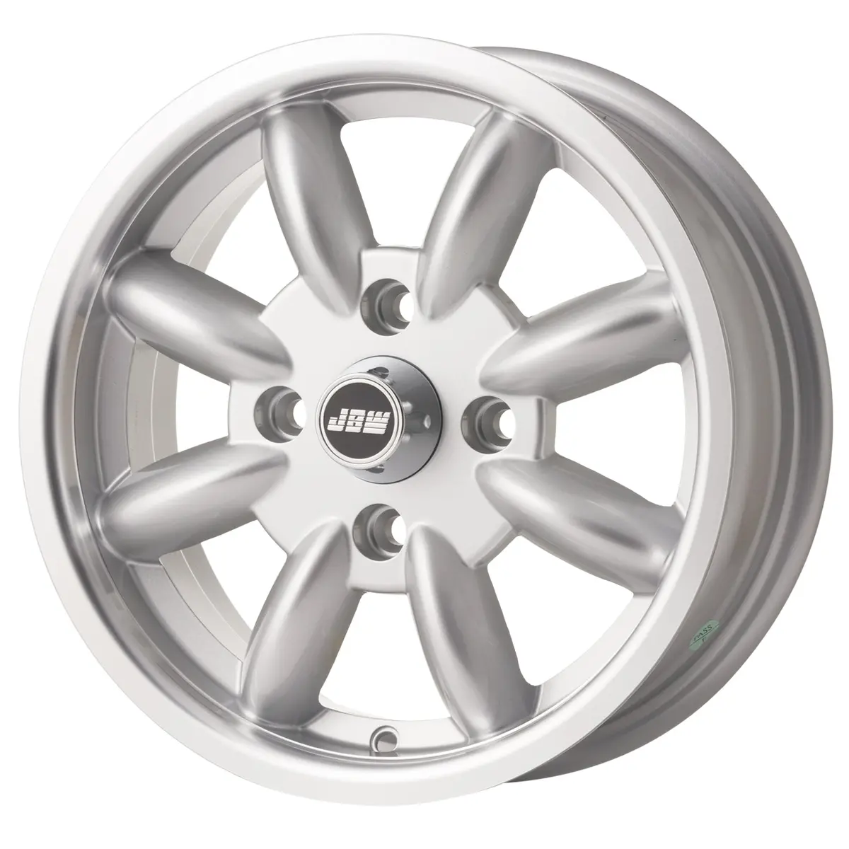 Jbw 14 X 5.5 Minilight 4X114.3 Et22 Silver Hi-Lite Mgbgt (Sold As Set) 1