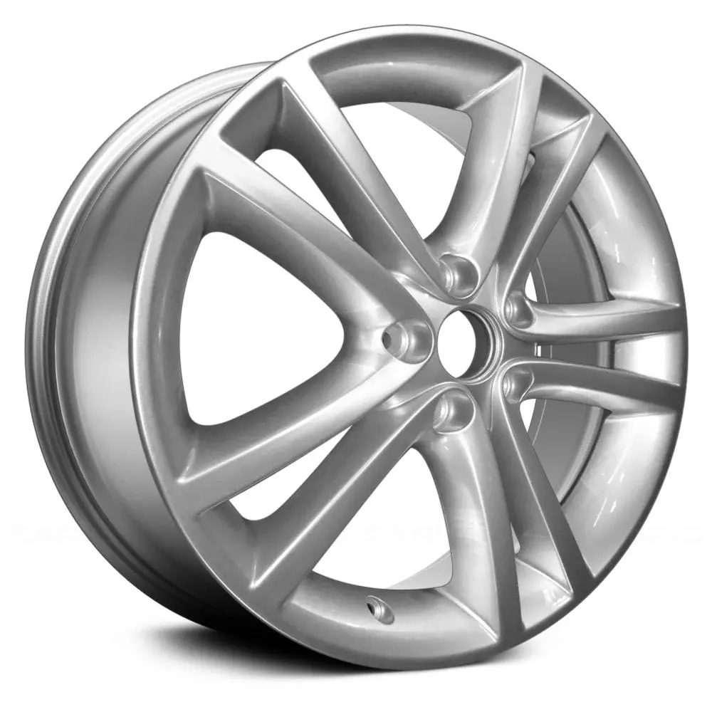 18X7 Silver Remanufactured Alloy Wheel For Dodge Avenger 2011–2014 | Oem Replacement Rim | Fits 5X114.3 Bolt Pattern 1