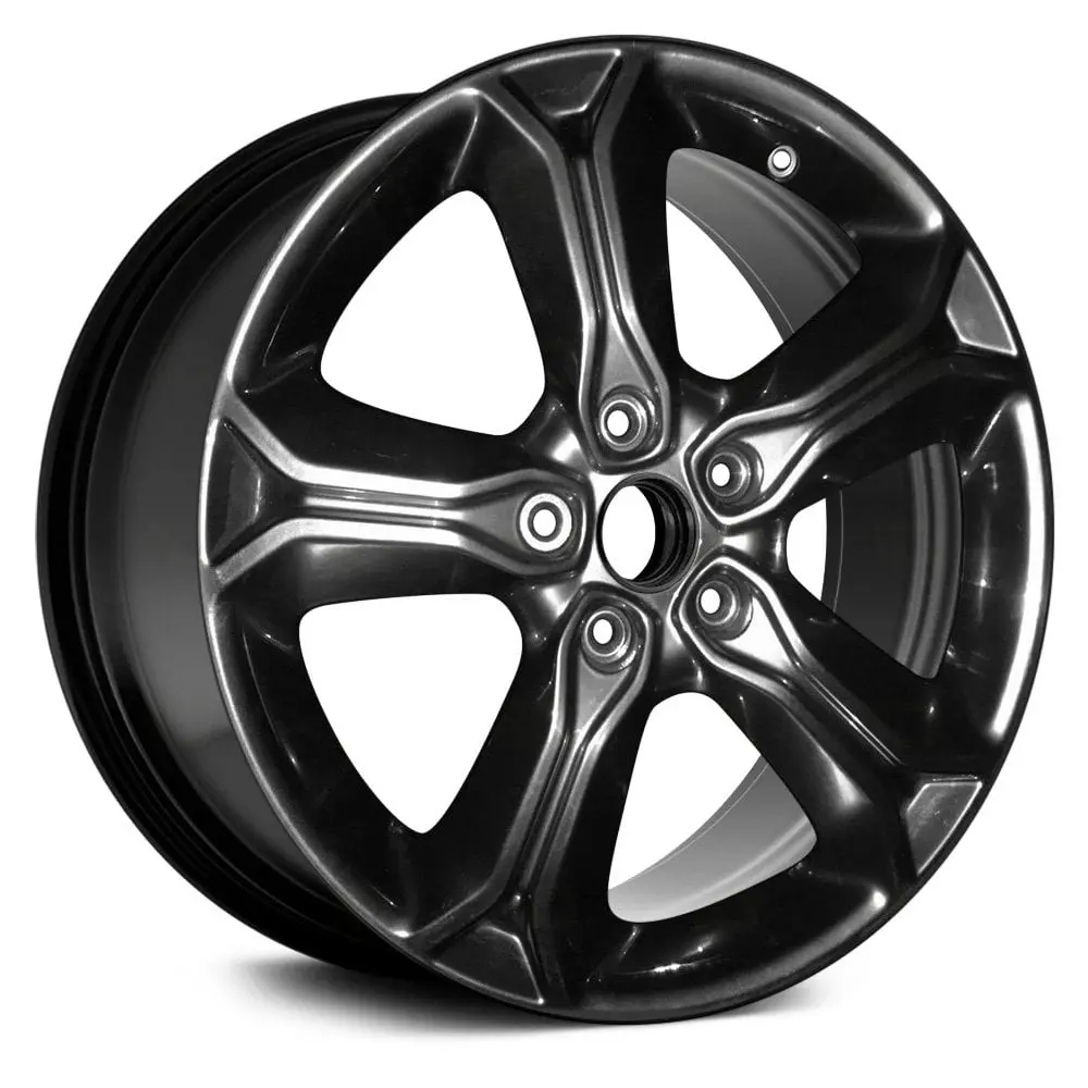 19X7 Black Remanufactured Alloy Wheel For Dodge Journey 2015–2018 | Oem Factory Replacement Rim | Fits 5X127 Bolt Pattern 1