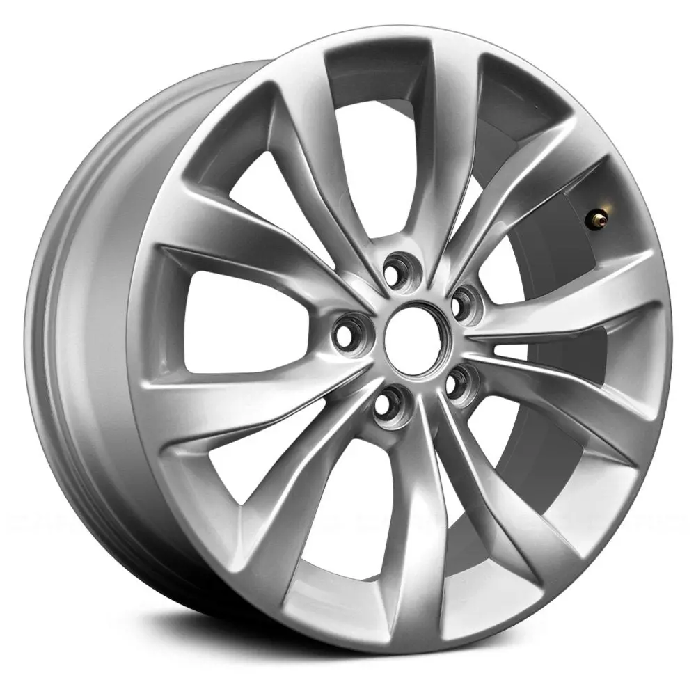 17X7 Silver Remanufactured Alloy Wheel For Chrysler 300 2015–2017 | Oem Replacement Rim | Fits 5X114.3 Bolt Pattern 1