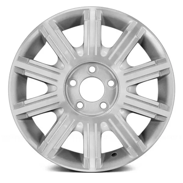 17X7 Silver Machined Remanufactured Alloy Wheel For Lincoln Town Car 2006–2011 | Oem Replacement Rim | Fits 5X114.3 Bolt Pattern 2
