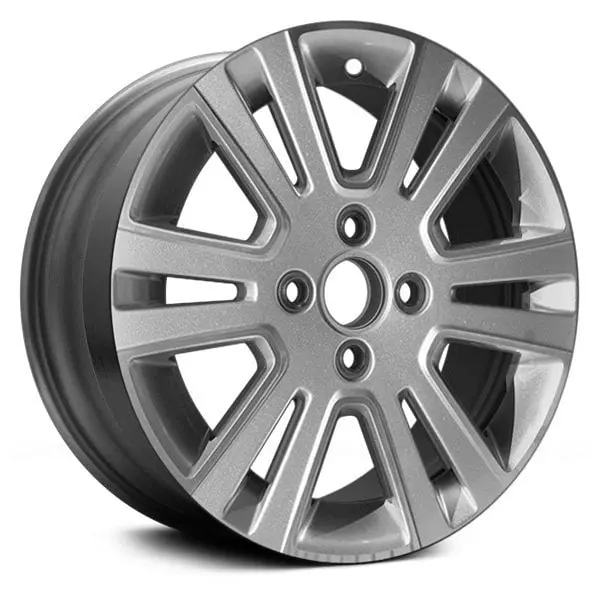 16X6 Silver Machined Remanufactured Alloy Wheel For Ford Focus 2008–2011 | Oem Replacement Rim | Fits 4X108 Bolt Pattern 1