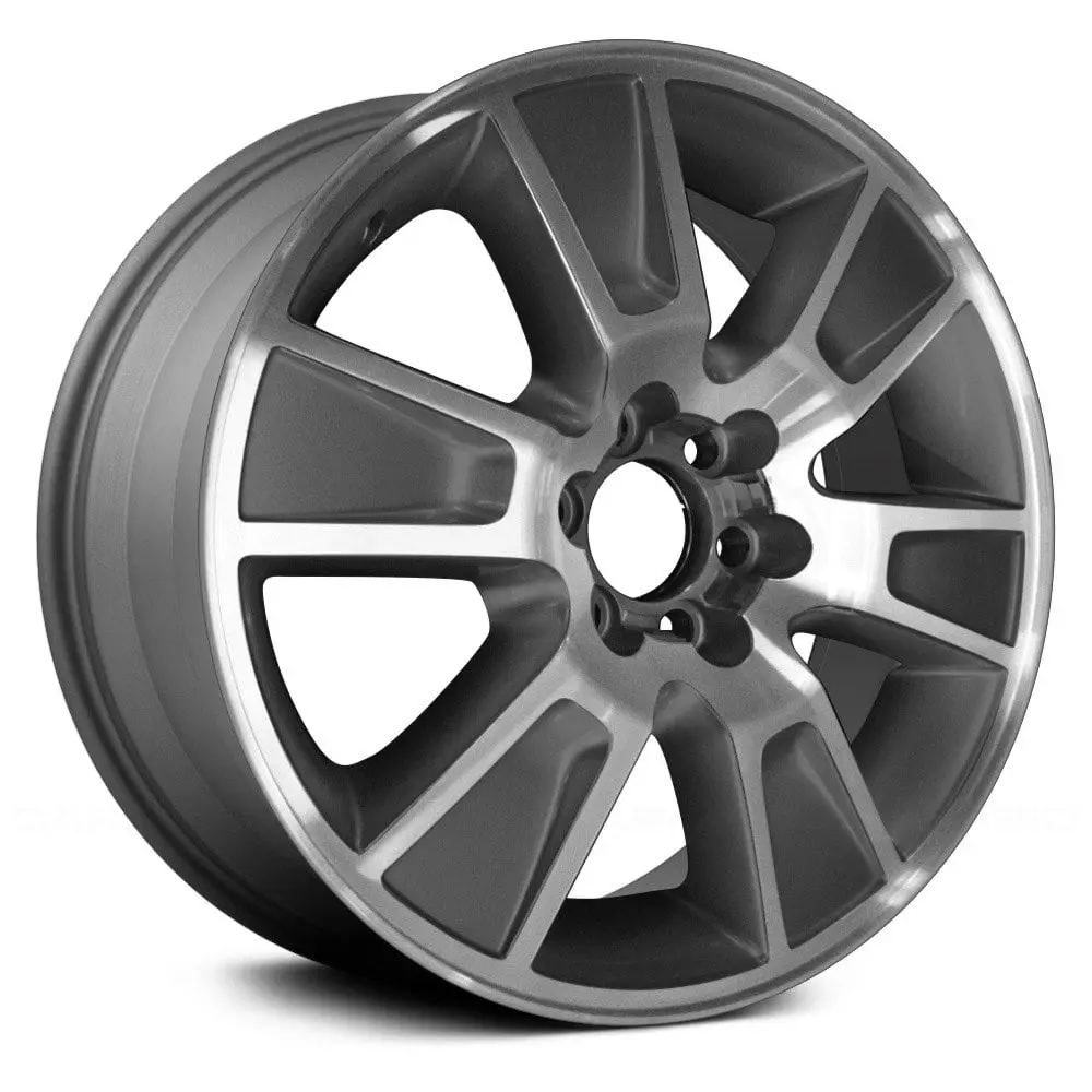 20X8.5 Dark Gray Machined Remanufactured Alloy Wheel For Ford F-150 2009–2014 | Oem Replacement Rim | Fits 6X135 Bolt Pattern 1