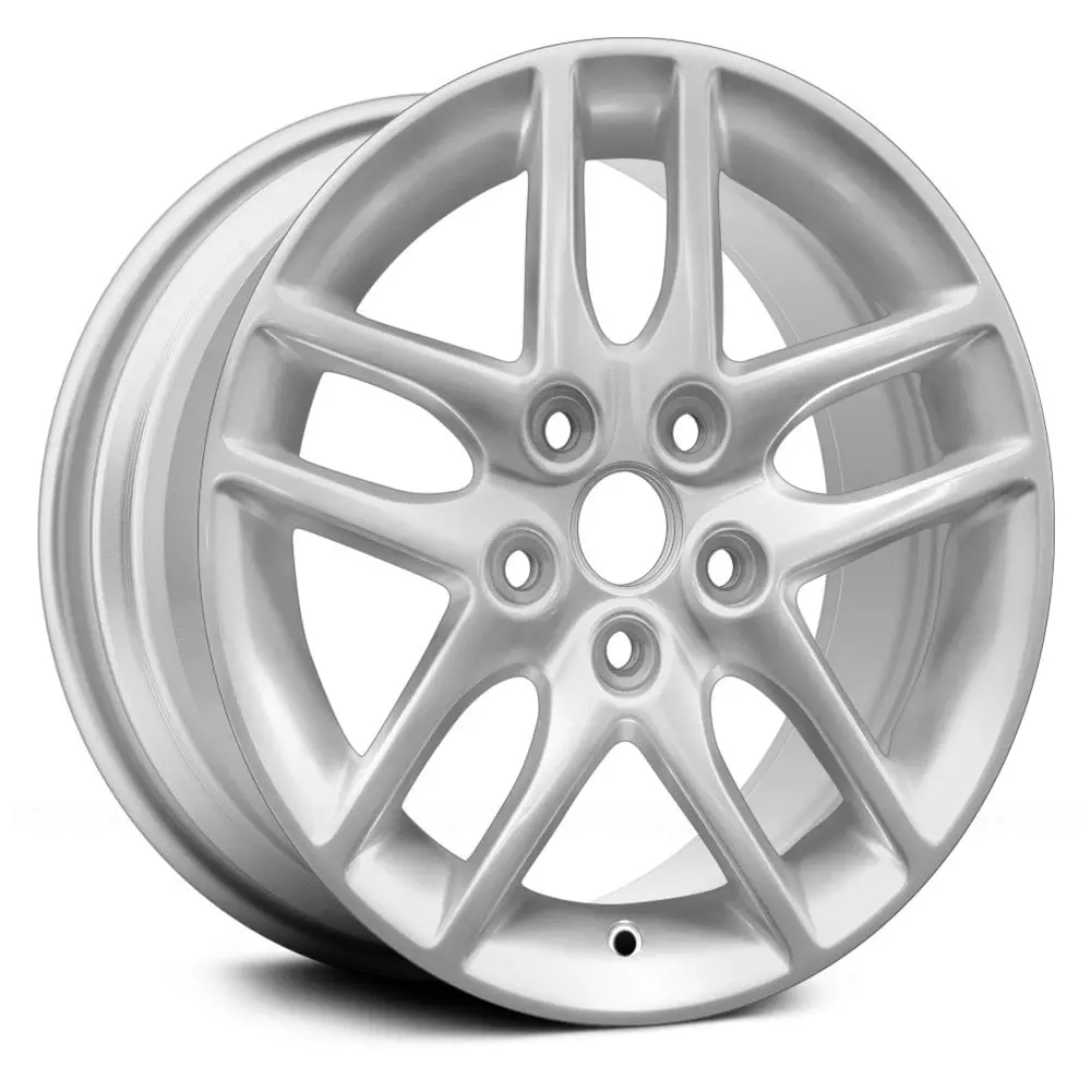 16X6.5 Silver Remanufactured Alloy Wheel For Ford Fusion 2010–2012 | Oem Replacement Rim | Fits 5X114.3 Bolt Pattern 1