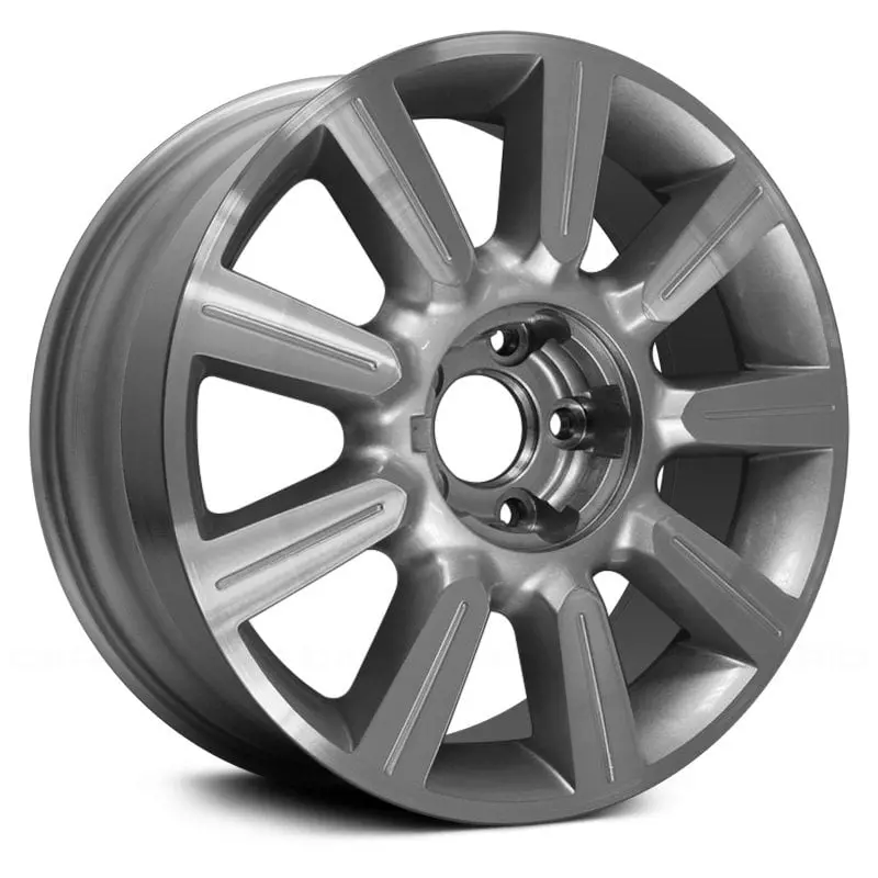 17X7.5 Silver Machined Remanufactured Alloy Wheel For Lincoln Mkz 2010–2012 | Oem Replacement Rim | Fits 5X114.3 Bolt Pattern 1