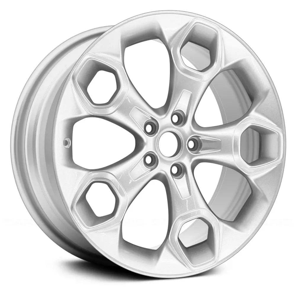 19X8 Silver Remanufactured Alloy Wheel For Ford Escape 2013–2016 | Oem Factory Replacement Rim | Fits 5X108 Bolt Pattern 1