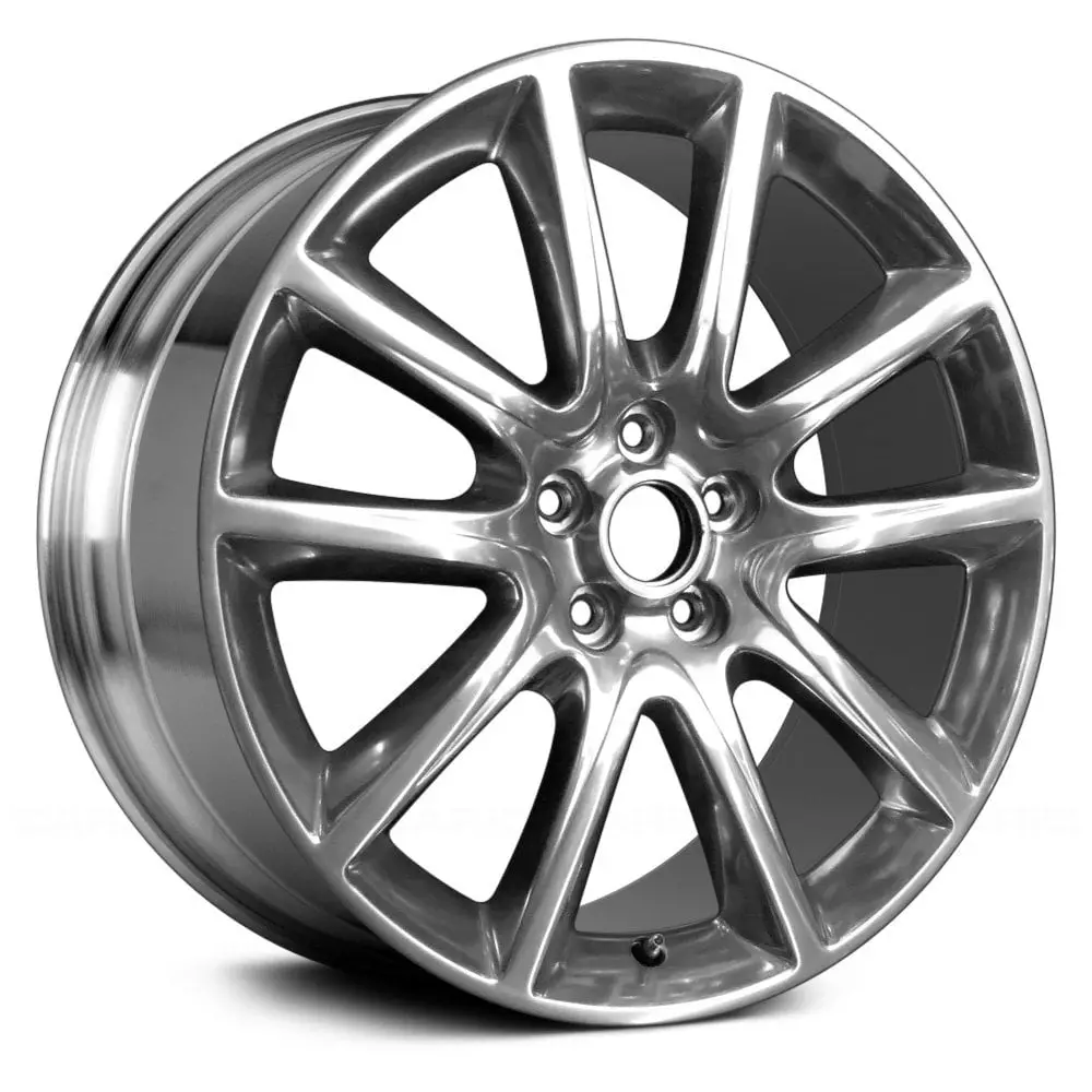 19X8 Polished Remanufactured Alloy Wheel For Lincoln Mkz 2013–2014 | Oem Replacement Rim | Fits 5X108 Bolt Pattern 1