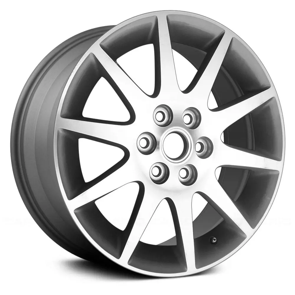 19 X 7.5 Alloy Remanufactured Wheel With 6 X 132 Bolt Pattern | Oem Factory Replacement Rim | Buick Enclave 2013-2017 - Charcoal With Machined Accents | Charcoal With Machined Accents 1