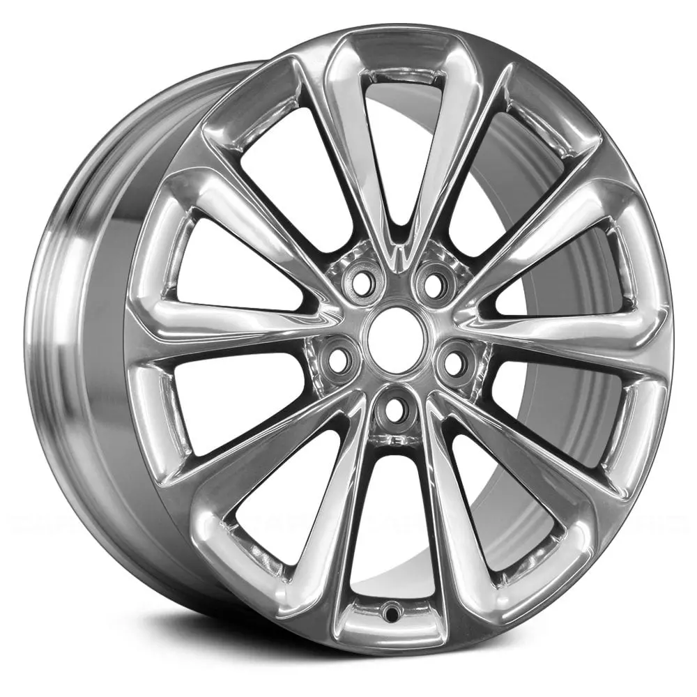 19X8.5 Polished Remanufactured Alloy Wheel For Cadillac Xts 2013–2016 | Oem Factory Replacement Rim | Fits 5X120 Bolt Pattern 1