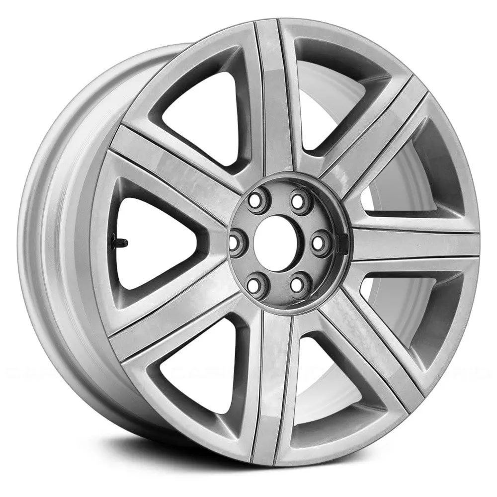 22 X 9 Alloy Remanufactured Wheel With 6 X 139.7 Bolt Pattern | Oem Factory Replacement Rim | Cadillac Escalade 2015-2020 - Silver | Silver 1