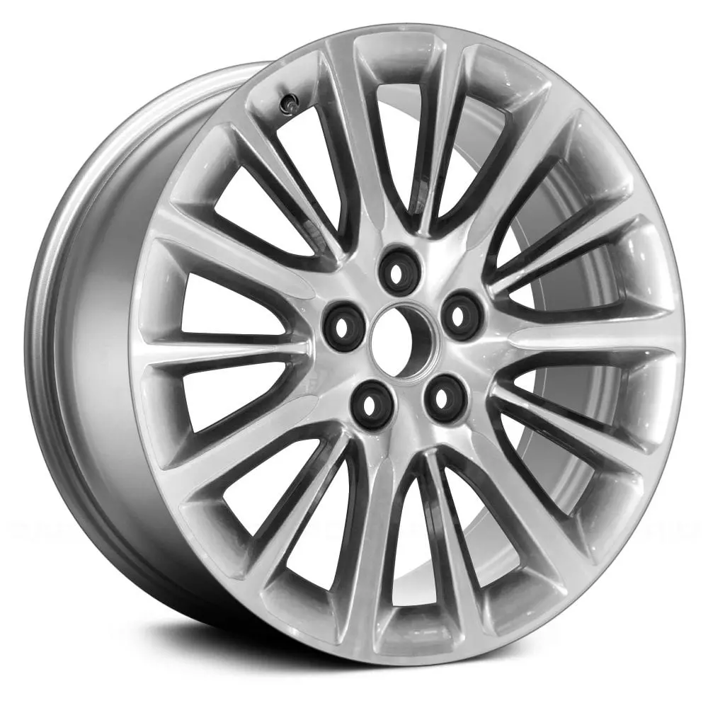 19X8.5 Smoked Silver Remanufactured Alloy Wheel For Cadillac Ct6 2016–2017 | Oem Replacement Rim | Fits 5X120 Bolt Pattern 1