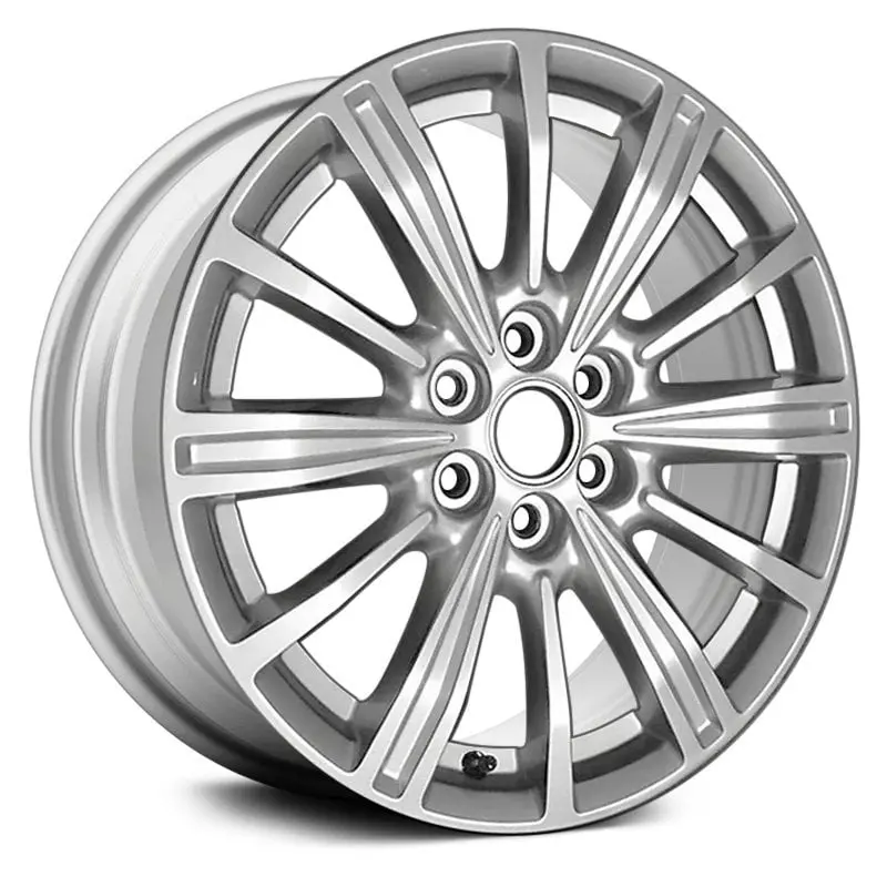 18X8 Silver Remanufactured Alloy Wheel For Cadillac Xt5 2017–2018 | Oem Factory Replacement Rim | Fits 6X114.3 Bolt Pattern 1