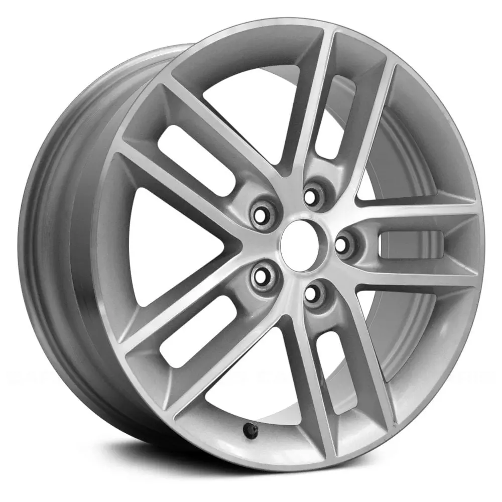 18X7 Silver Machined Remanufactured Alloy Wheel For Chevy Impala 2008–2015 | Oem Replacement Rim | Fits 5X114.3 Bolt Pattern 1
