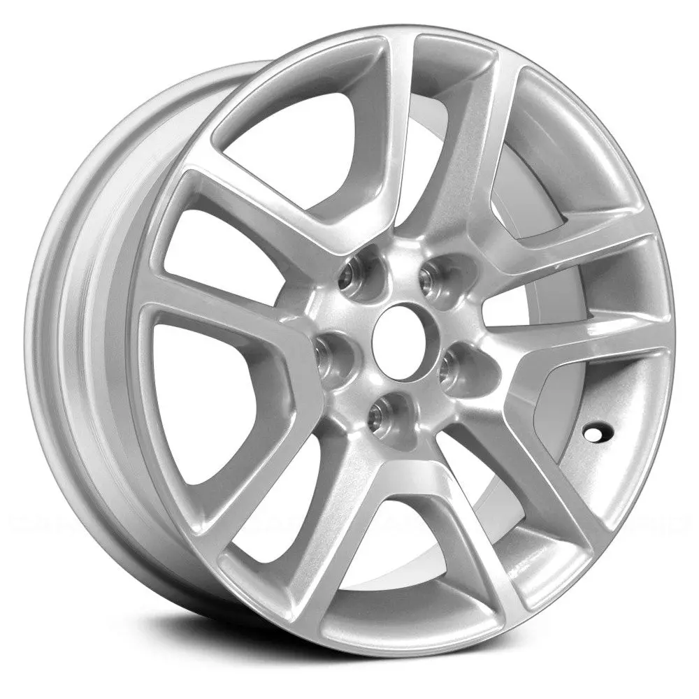 17X8 Silver Remanufactured Alloy Wheel For Chevy Malibu 2013–2016 | Oem Replacement Rim | Fits 5X120 Bolt Pattern 1