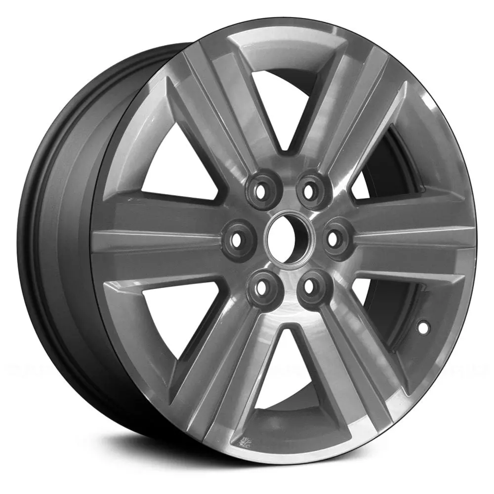 18 X 7.5 Alloy Remanufactured Wheel With 6 X 112 Bolt Pattern | Oem Factory Replacement Rim | Chevy Traverse 2013-2016 - Machined And Charcoal | Machined And Charcoal 1