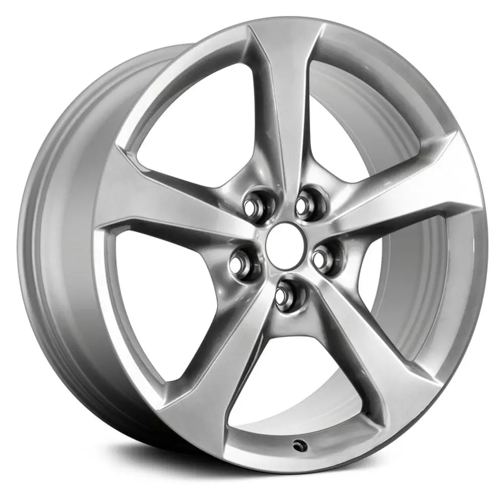20X8 Light Silver Alloy Remanufactured Wheel For Chevrolet Camaro 2012–2015 | Oem Replacement Rim | Fits 5X120 Bolt Pattern 1