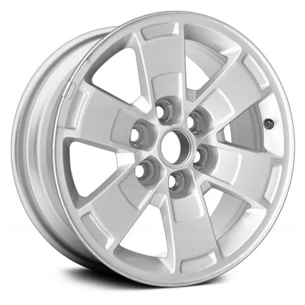 16 X 7 Alloy Remanufactured Wheel With 6 X 120 Bolt Pattern | Oem Factory Replacement Rim | Chevy Colorado 2015-2017 - Light Silver Metallic | Light Silver Metallic 1