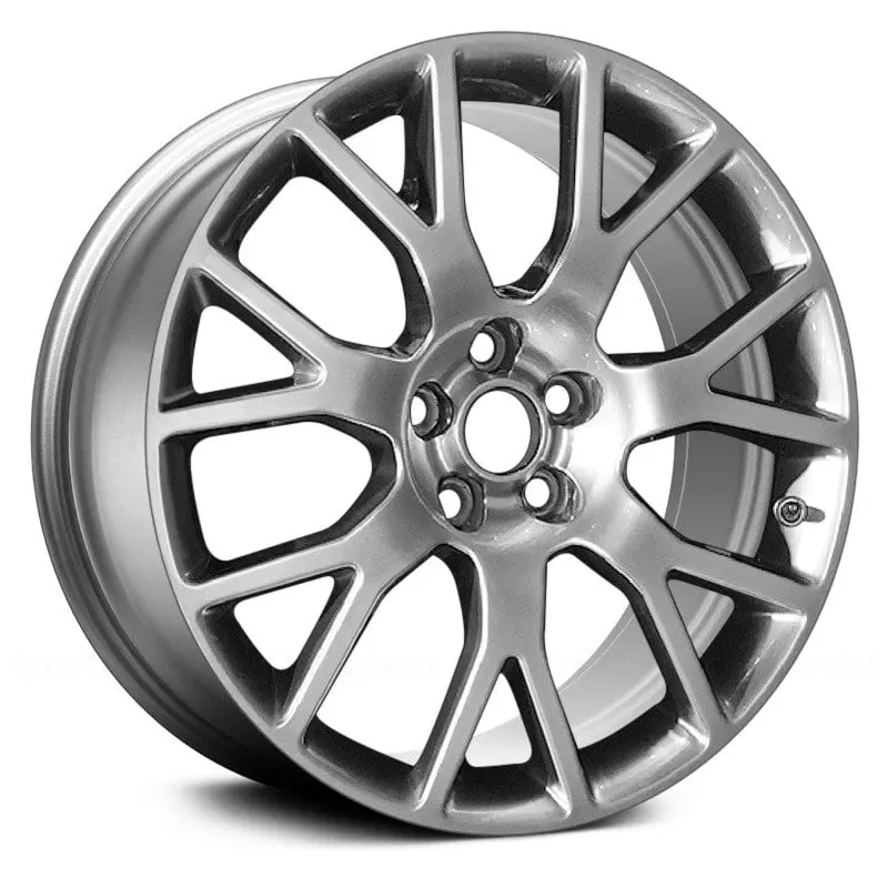 18 X 7.5 Alloy Remanufactured Wheel With 5 X 105 Bolt Pattern | Oem Factory Replacement Rim | Chevrolet Sonic 2015–2016 - Medium Smoked Hyper Silver | Medium Smoked Hyper Silver 1