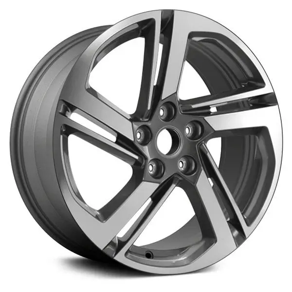 18 X 7 Alloy Remanufactured Wheel With 5 X 114.3 Bolt Pattern | Oem Factory Replacement Rim | Gmc Terrain 2018 - Machined And Medium Charcoal | Machined And Medium Charcoal 1