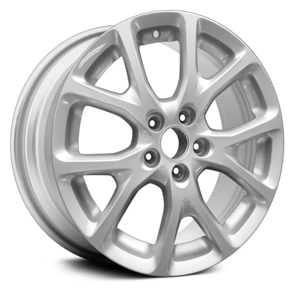17 X 7 Alloy Remanufactured Wheel With 5 X 110 Bolt Pattern | Oem Factory Replacement Rim | Jeep Cherokee 2014-2017 - Sparkle Silver Metallic | Sparkle Silver Metallic 1