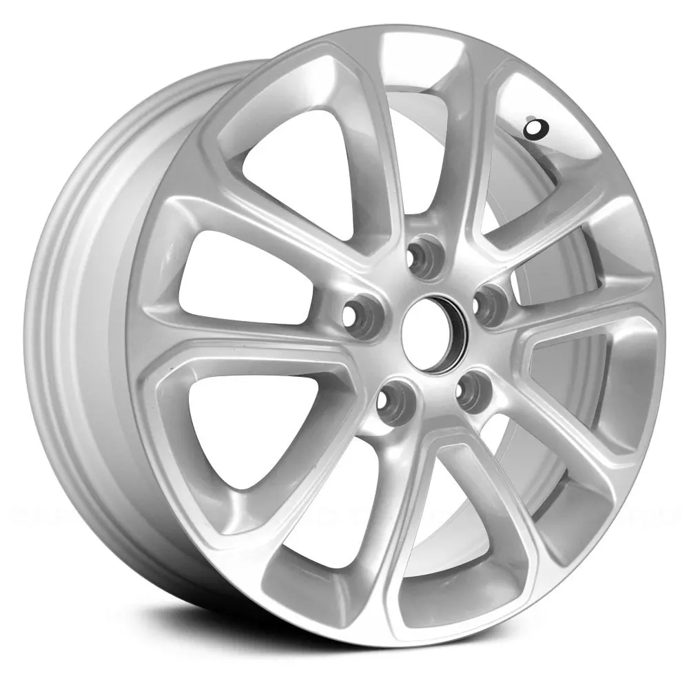18 X 8 Alloy Remanufactured Wheel With 5 X 127 Bolt Pattern | Oem Factory Replacement Rim | Jeep Grand Cherokee 2014-2016 - Bright Silver | Bright Silver 1