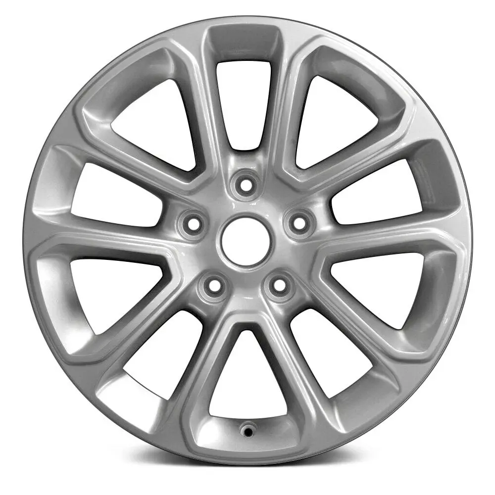18 X 8 Alloy Remanufactured Wheel With 5 X 127 Bolt Pattern | Oem Factory Replacement Rim | Jeep Grand Cherokee 2014-2016 - Bright Silver | Bright Silver 2