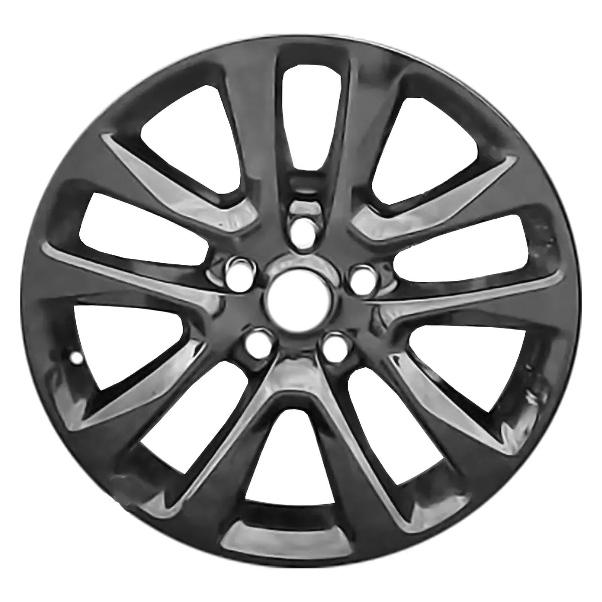 20 X 8 Alloy Replica Wheel With 5 X 127 Bolt Pattern | Oem Factory Replacement Rim | Jeep Grand Cherokee 2017-2022 - Painted Gloss Black | Painted Gloss Black 1