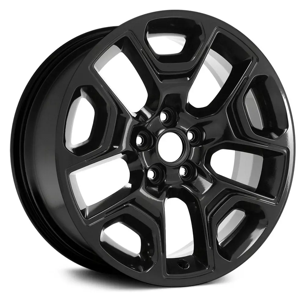 17X7.5 Black Remanufactured Alloy Wheel For Jeep Cherokee 2019 | Oem Replacement Rim | Fits 5X110 Bolt Pattern 1