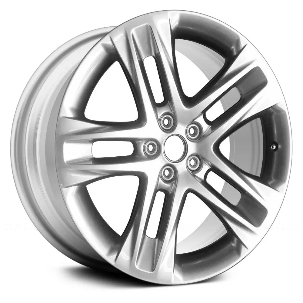 19X8.5 Light Silver Metallic Remanufactured Alloy Wheel For Lincoln Mkc 2015–2017 | Oem Replacement Rim | Fits 5X108 Bolt Pattern 1