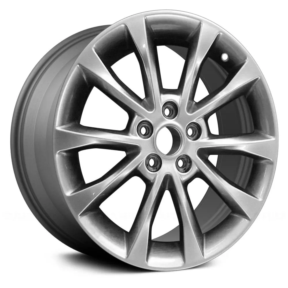 18X8 Silver Remanufactured Alloy Wheel For Ford Fusion 2017 | Oem Replacement Rim | Fits 5X108 Bolt Pattern 1