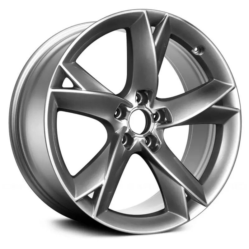 Lkq Corp Double 5-Spoke Hyper Silver 19X8 Alloy Wheel For Audi A5 (2008–2014) | Oem Factory Wheel 1