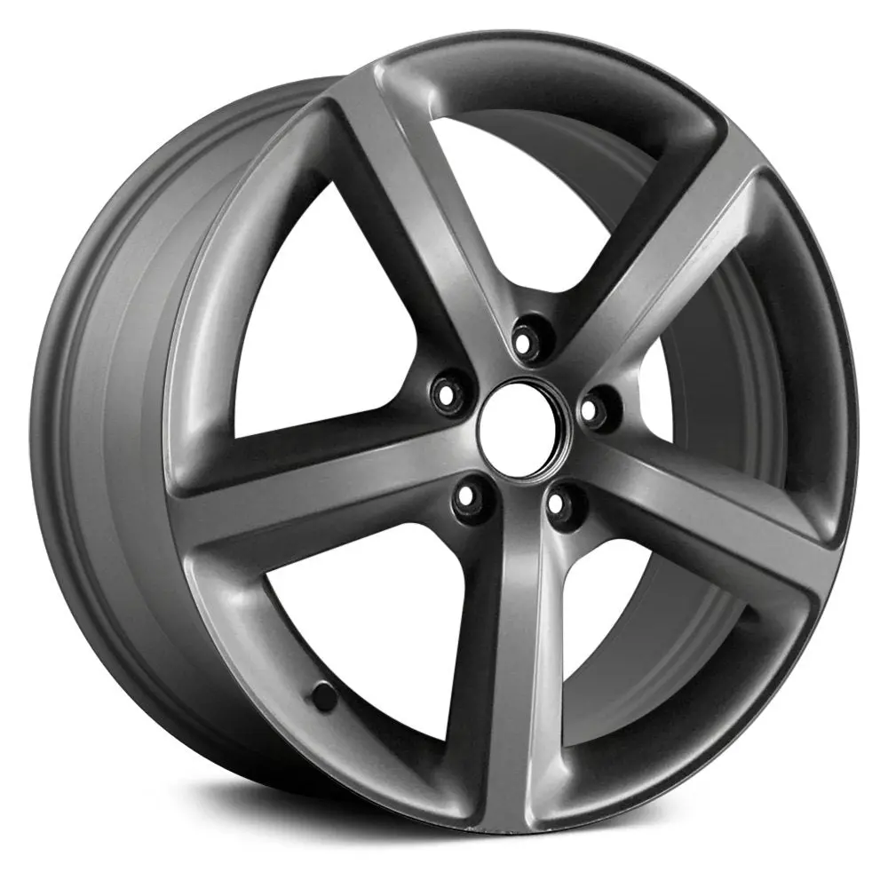 Lkq Corp 5-Spoke Machined Charcoal 20X9 Alloy Wheel For Audi Q7 (2007–2015) | Oem Factory Rim 1