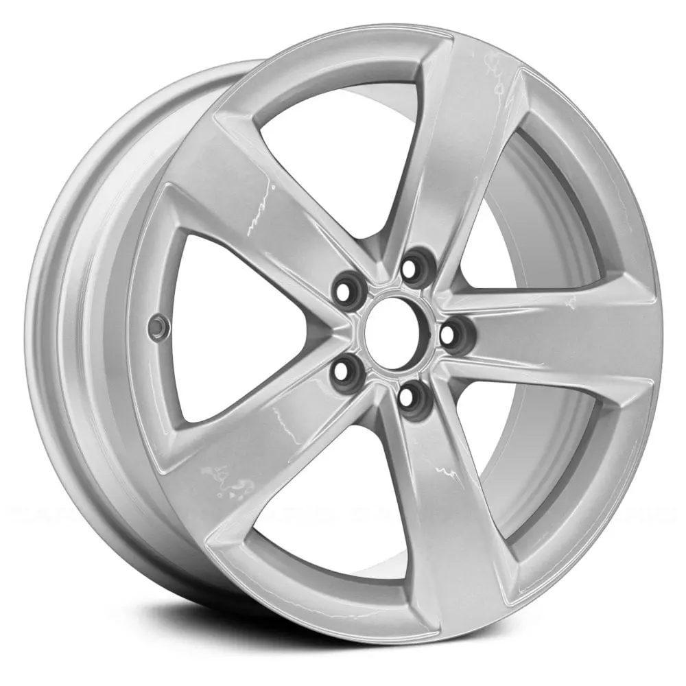 18x8 Remanufactured Bright Silver Alloy Wheel for 2012 Audi A6 – OEM-Style Replacement Rim with 5x112 Bolt Pattern