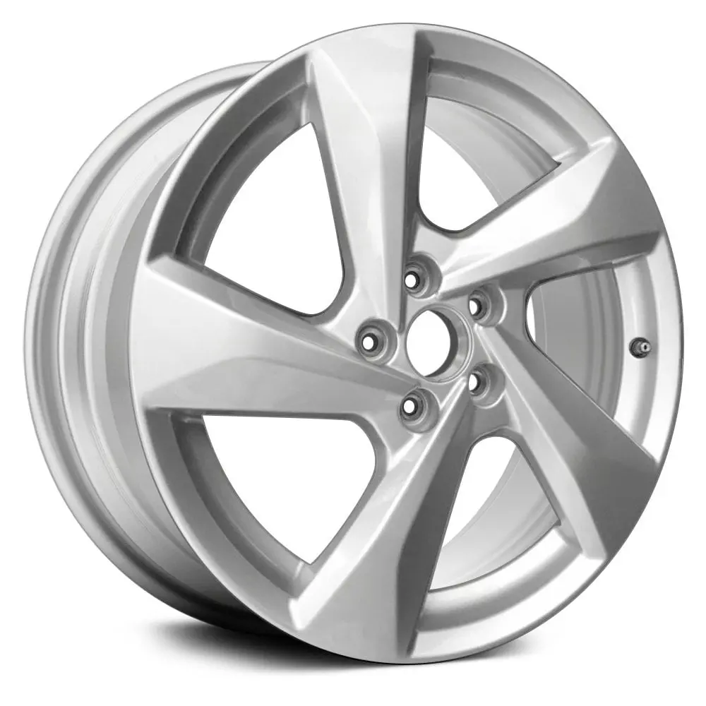 Lkq Corp 5-Spoke Sparkle Silver 18X7 Alloy Wheel For Audi Q3 (2019–2021) | Oem Factory Rim 1
