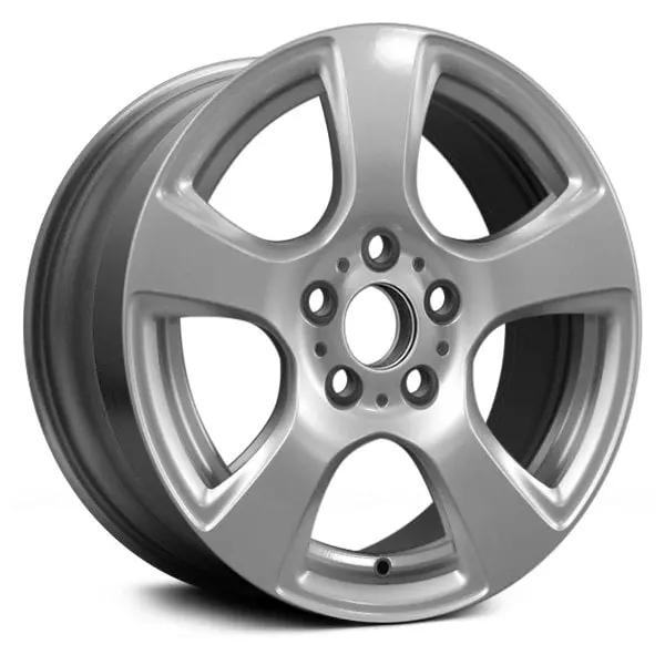 17x8 OEM-Style Silver Remanufactured BMW 3 Series Alloy Wheel (2006–2013) – 5x120 Bolt Pattern