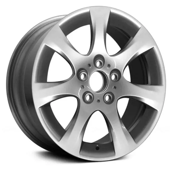 17x8 OEM-Style Silver Remanufactured Alloy Wheel for BMW 3 Series (2006–2013) – 5x120 Bolt Pattern