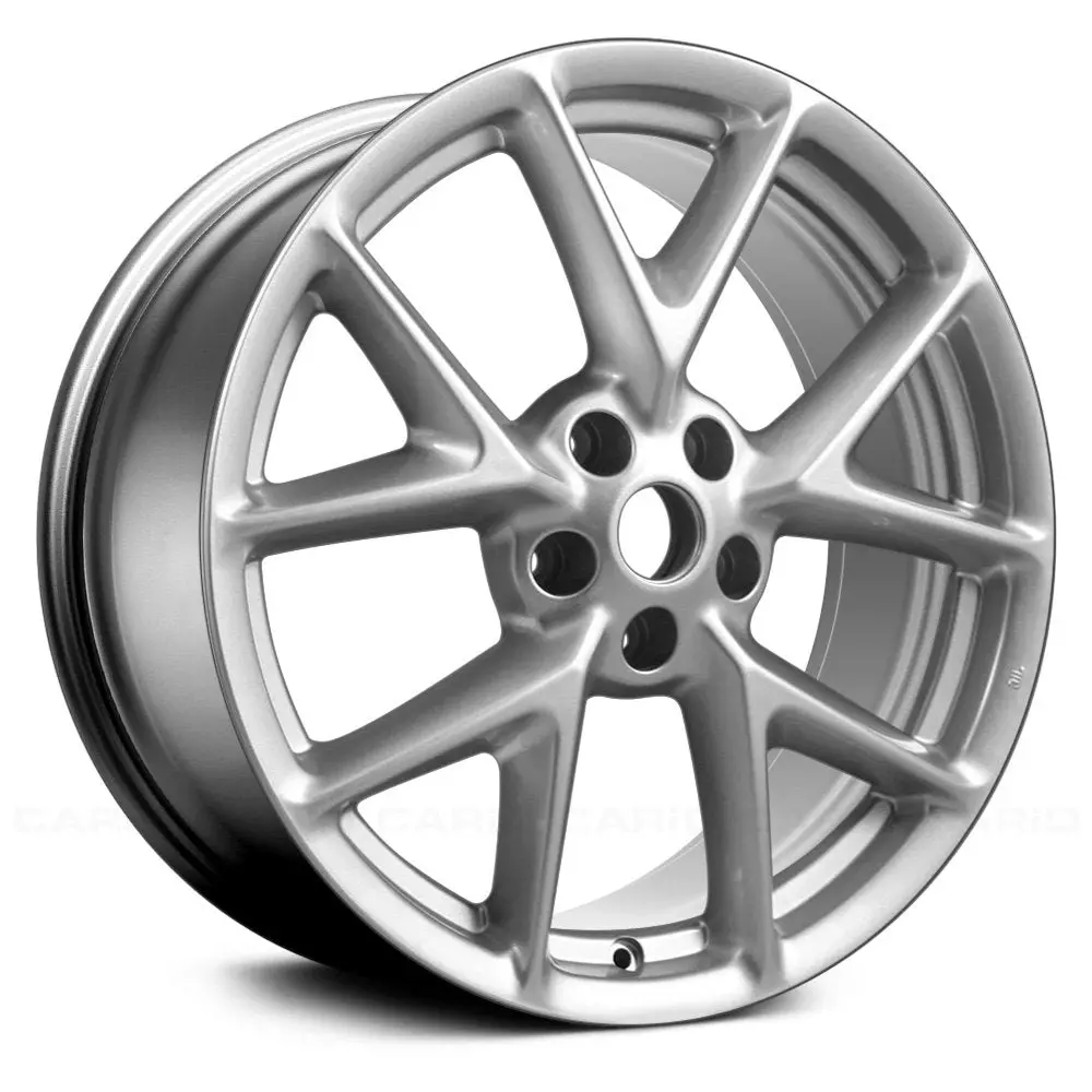19X8 Light Smoked Hyper Silver Alloy Wheel For Nissan Maxima 2009–2011 | Oem Remanufactured Rim | Fits 5X114.3 Bolt Pattern 1