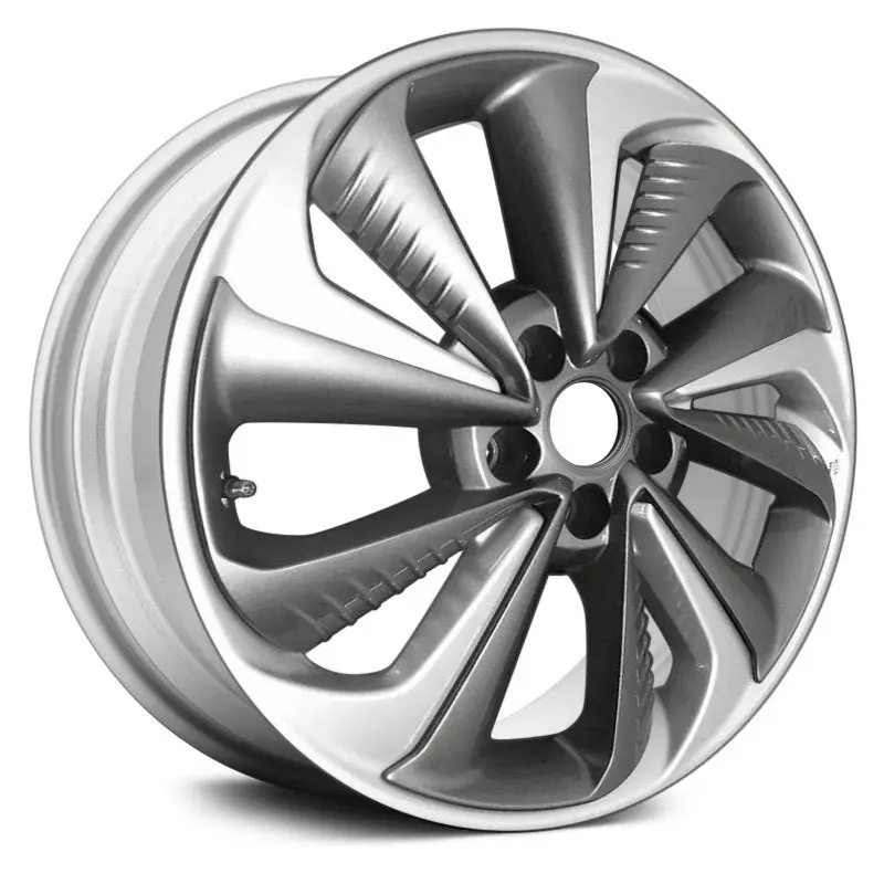 18 X 8 Alloy Remanufactured Wheel With 5 X 114.3 Bolt Pattern | Oem Factory Replacement Rim | Honda Clarity 2018-2019 - Silver | Silver 1
