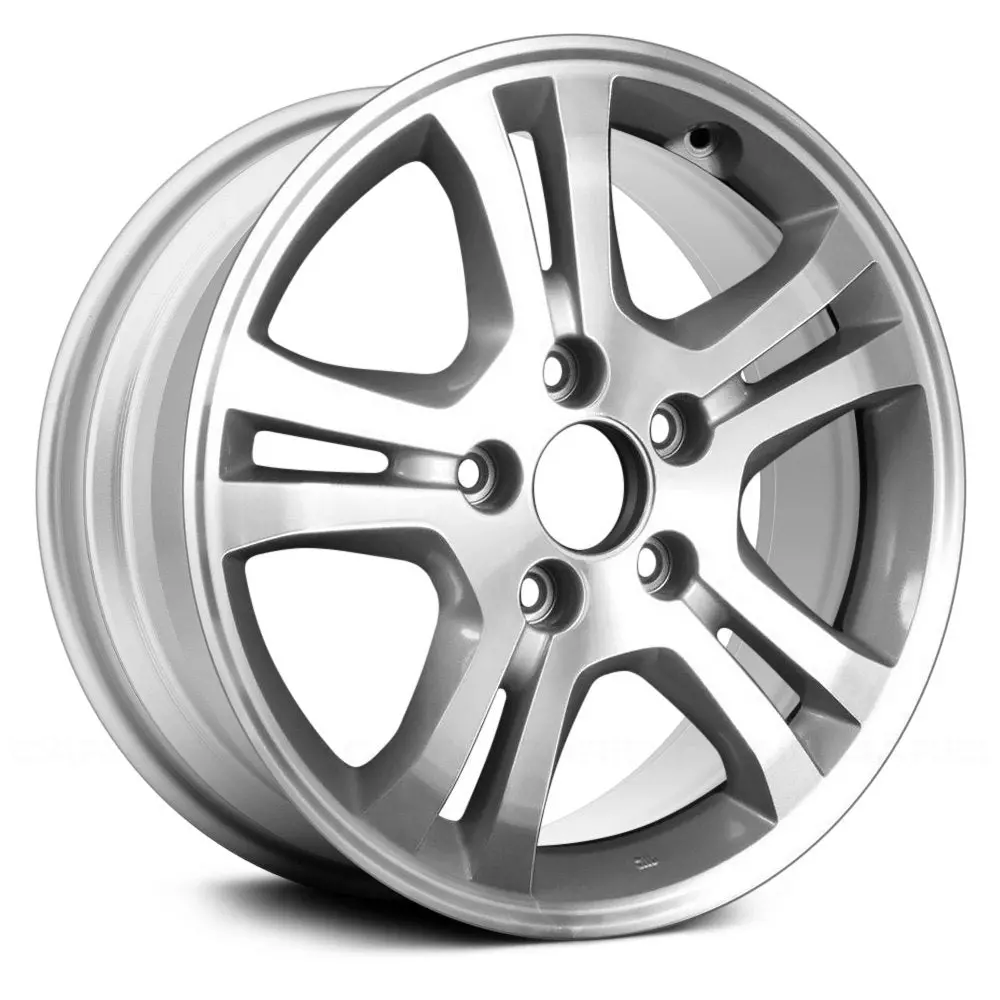 16 X 6.5 Alloy Remanufactured Wheel With 5 X 114.3 Bolt Pattern | Oem Factory Replacement Rim | Honda Accord 2006-2007 - Silver | Silver 1