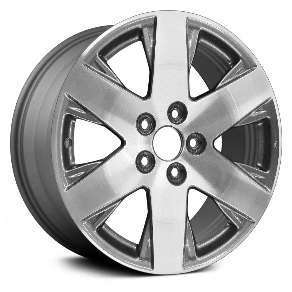 18 X 7.5 Alloy Remanufactured Wheel With 5 X 120 Bolt Pattern | Oem Factory Replacement Rim | Honda Pilot 2012-2015 - Machined And Medium Charcoal | Machined And Medium Charcoal 1