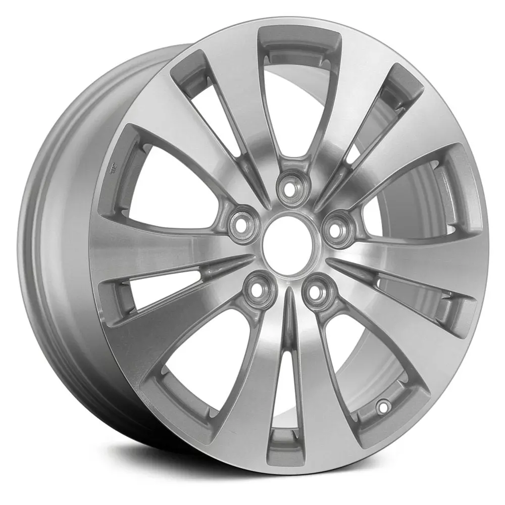 17 X 7 Alloy Remanufactured Wheel With 5 X 120 Bolt Pattern | Oem Factory Replacement Rim | Honda Odyssey 2014-2017 - Machined And Lilac Silver Metallic | Machined And Lilac Silver Metallic 1