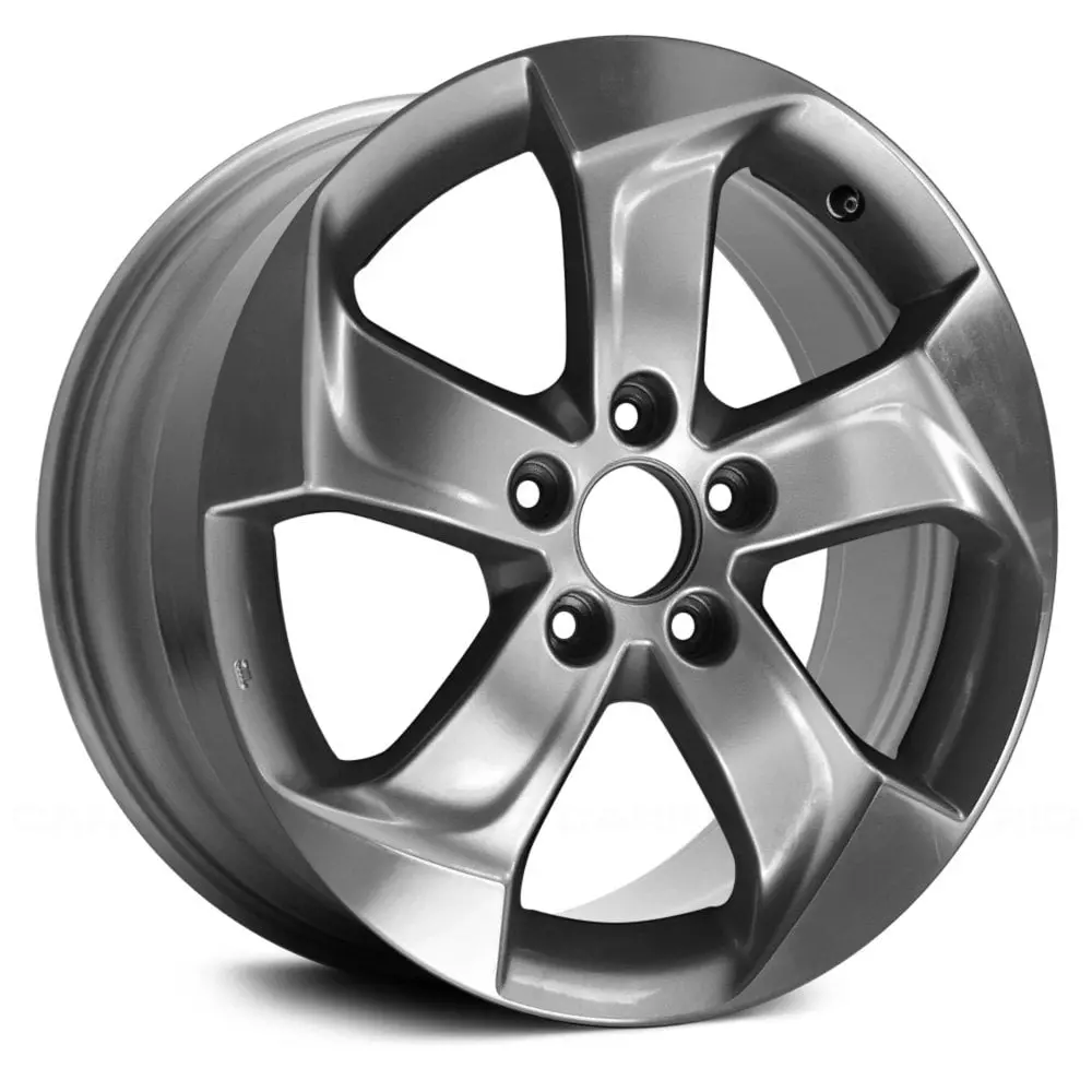 17 X 7.5 Alloy Remanufactured Wheel With 5 X 114.3 Bolt Pattern | Oem Factory Replacement Rim | Honda Hr-V 2016-2017 - Machined And Silver Metallic | Machined And Silver Metallic 1